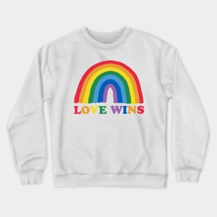 love wins Crewneck Sweatshirt